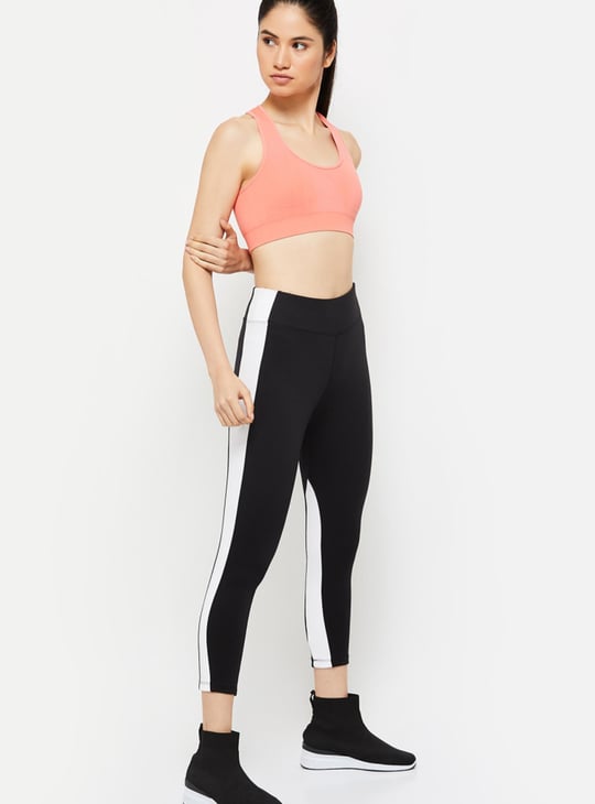 Solid Padded Sports Bra 