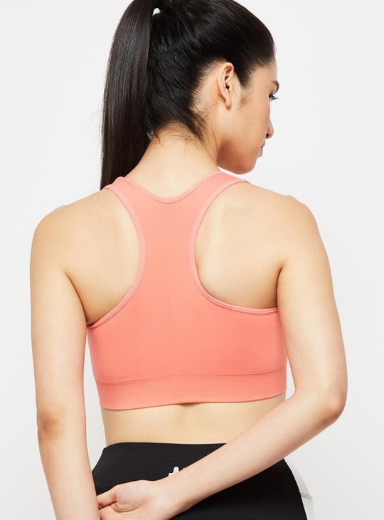 Solid Padded Sports Bra 