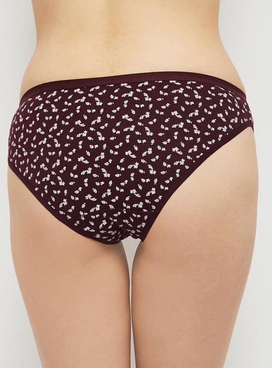 Women Printed Elasticated Bikini Panties - Pack of 3 