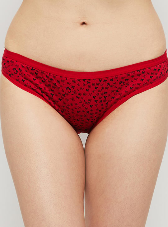 Women Printed Elasticated Bikini Panties - Pack of 3 