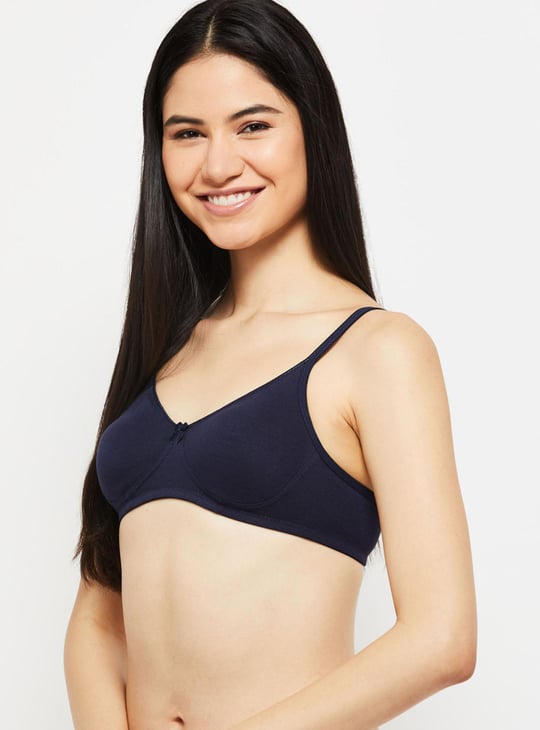 Women Solid Soft Cup Seamless Shaper Bra
