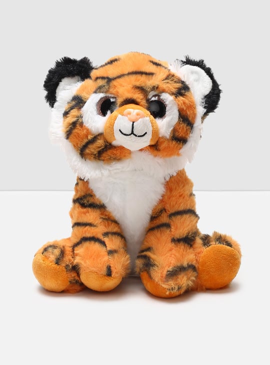 Kids Textured Tiger Soft Toy