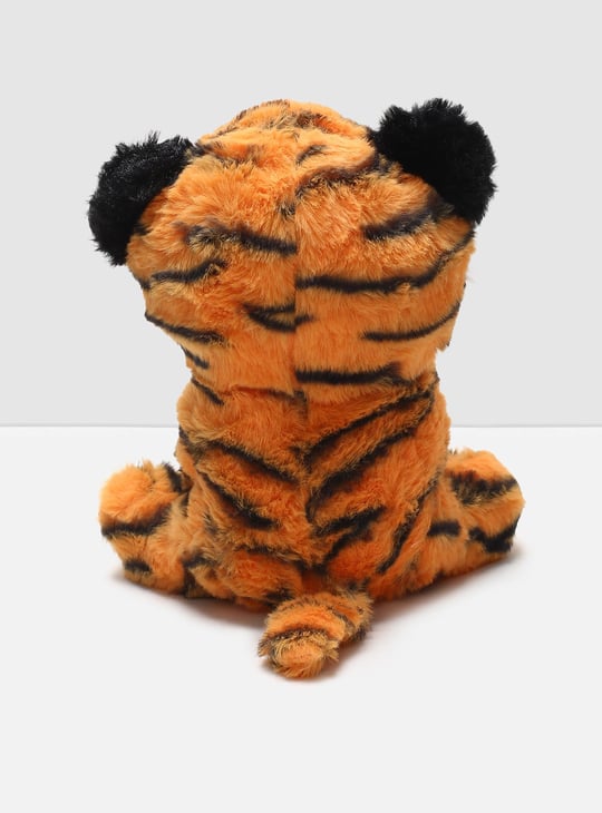 Kids Textured Tiger Soft Toy