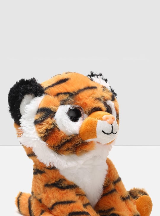 Kids Textured Tiger Soft Toy