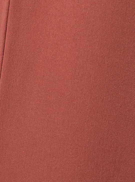 Women Solid Belted Culottes