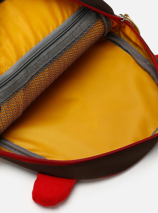 Kids Monkey Printed Zip Closure Backpack