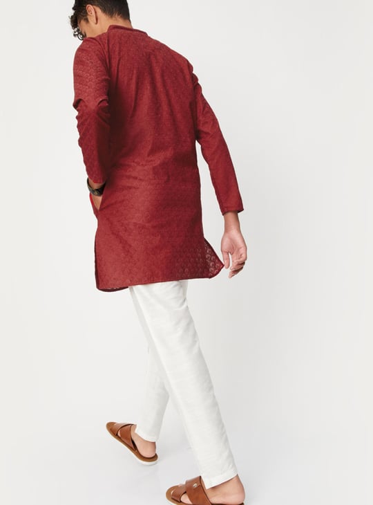 Boys Embroidered Kurta and Pyjamas