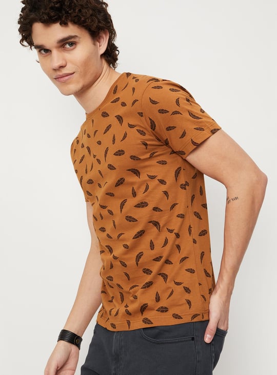 Men Printed Ultra Slim Fit T-shirt