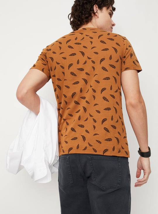 Men Printed Ultra Slim Fit T-shirt