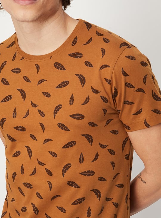 Men Printed Ultra Slim Fit T-shirt