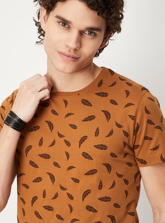 Men Printed Ultra Slim Fit T-shirt