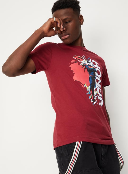 Men Superman Print Ultra Slim Fit T-shirt