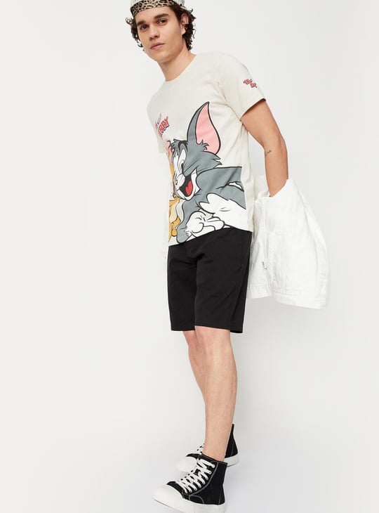 Men Tom & Jerry Printed T-shirt
