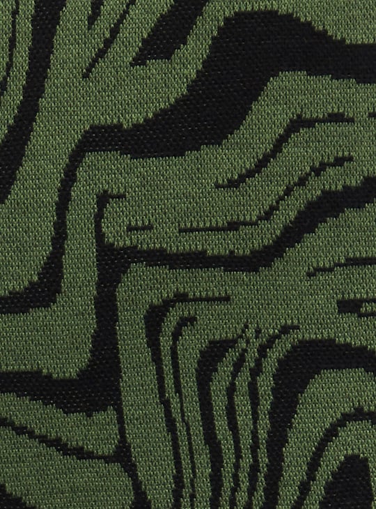 Women Abstract Printed Cut-Out Dress