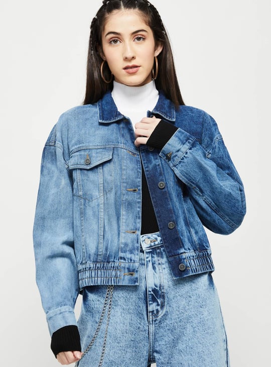 style denim jacket blue womens