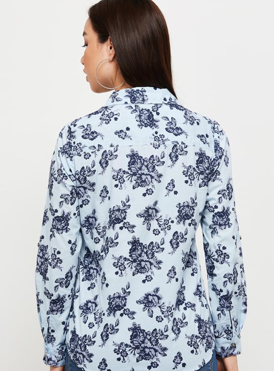 Women Floral Printed Casual Shirt