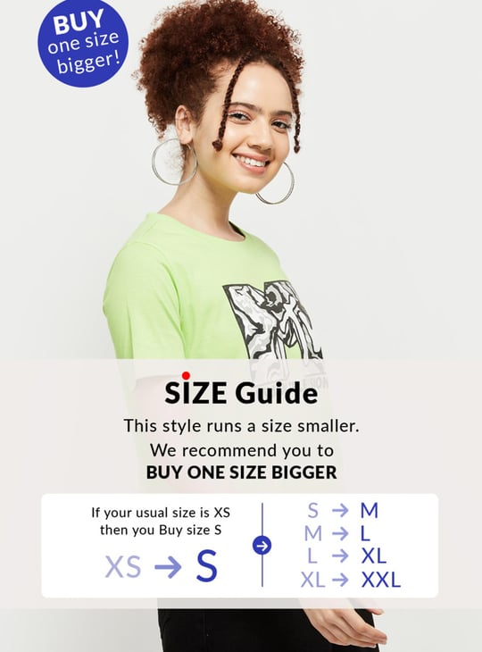 Women Graphic Printed Crew Neck T-shirt