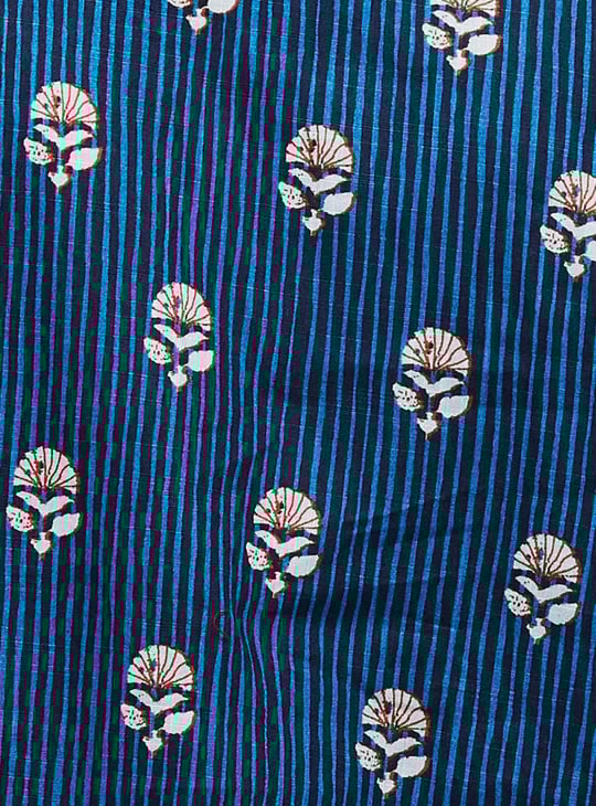 Men Printed Mandarin Collar Kurta