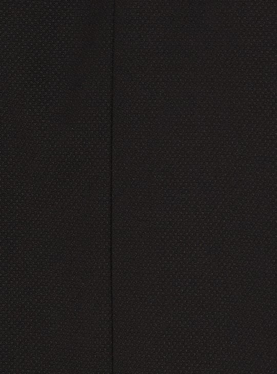 Men Solid Band Collar Blazer