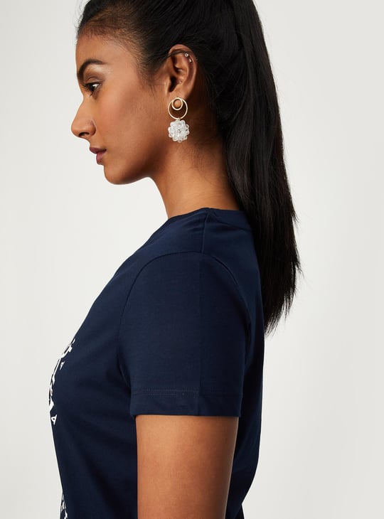 Women Graphic Round Neck T-shirt