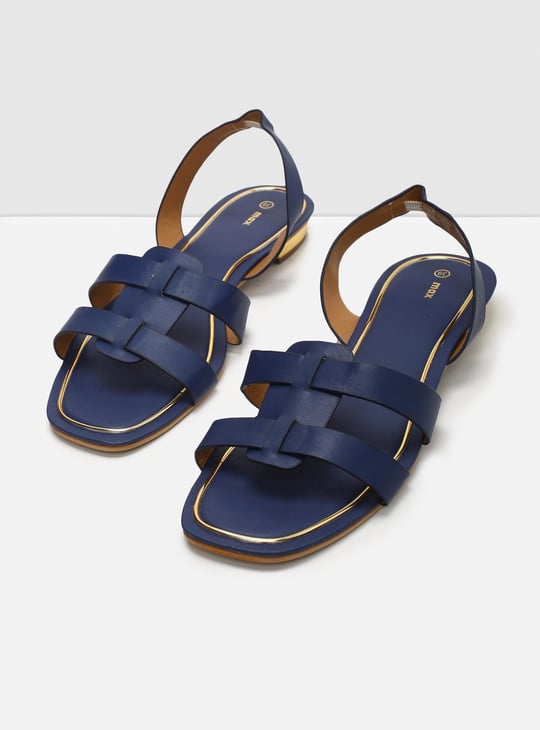 Women Solid Open Toe Flat Sandals