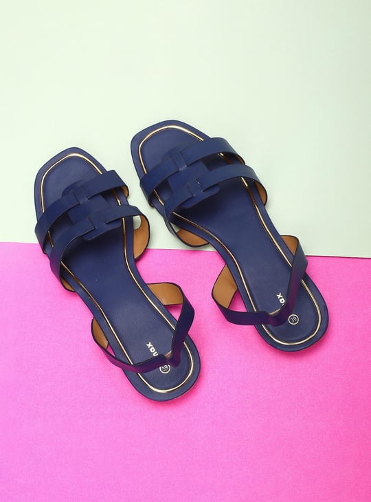 Women Solid Open Toe Flat Sandals