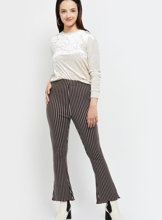 Women Textured Knitted Sweatshirt 