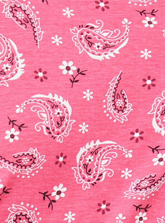 Women Paisley Printed Knit Nightgown