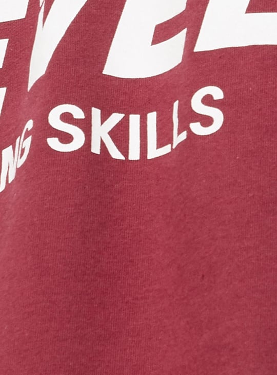 Boys Printed Layered Sleeve T-shirt