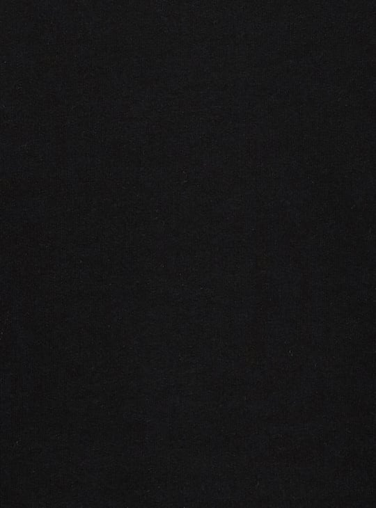 Women Nasa Printed Full Sleeves Cropped Sweatshirt