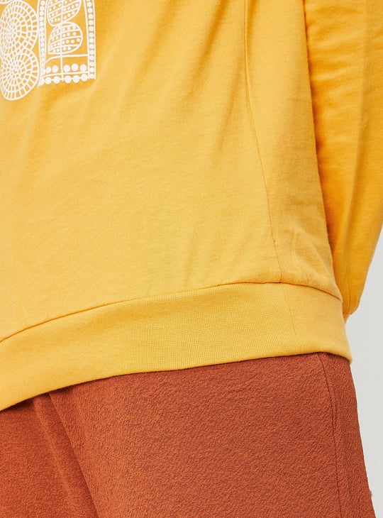 Women Graphic Printed Full Sleeve T-shirt