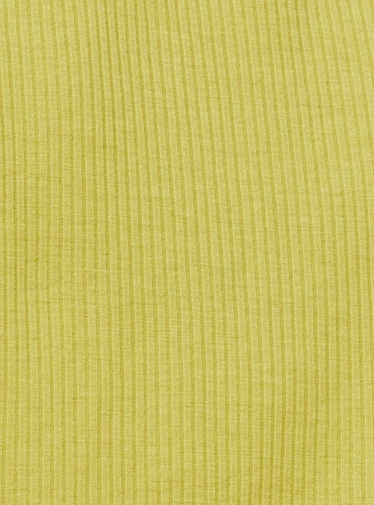 Women Rib Knit Henley T-shirt