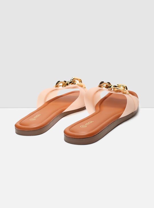 MAX Women Embellished Flat Sandals