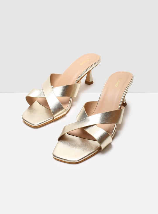 MAX Women Solid Slip-On Stiletto Heels