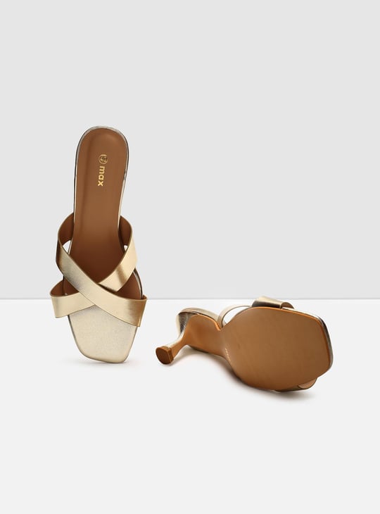 MAX Women Solid Slip-On Stiletto Heels