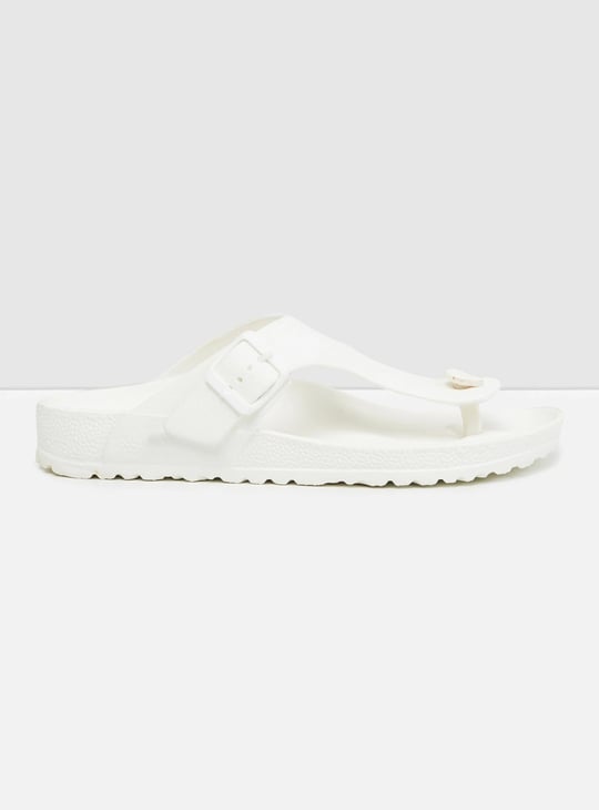 Men Solid Slip-On Sandals