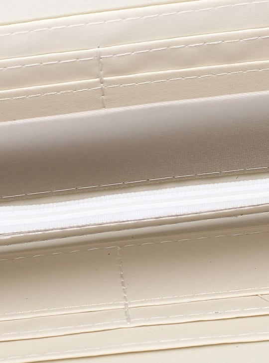 Women Zig-Zag Chevron Print Zip-Around Wallet