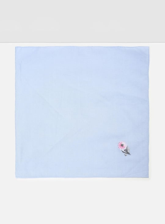 Women Embroidered Handkerchief - Pack of 6