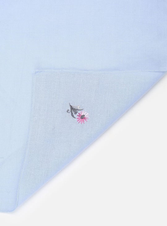 Women Embroidered Handkerchief - Pack of 6