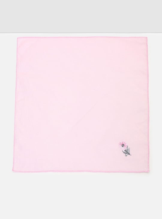 Women Embroidered Handkerchief - Pack of 6
