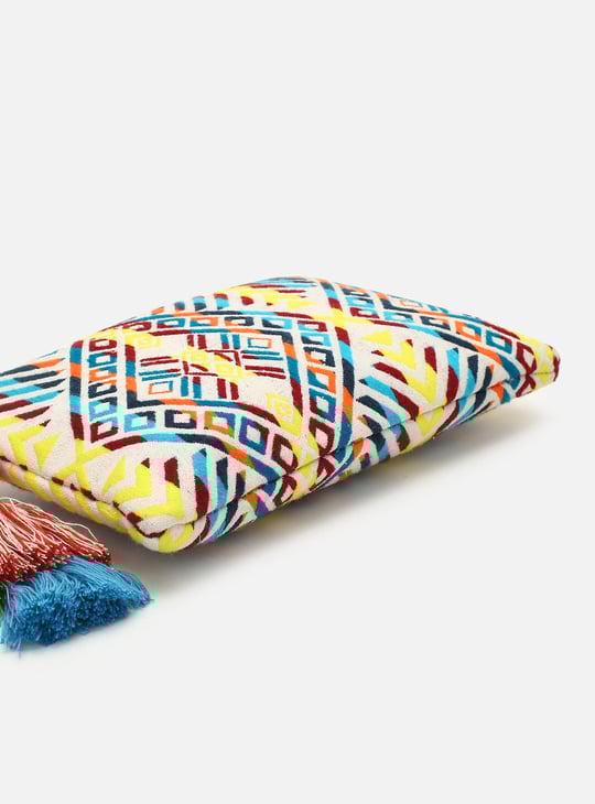 Women Embroidered Pouch with Tassels