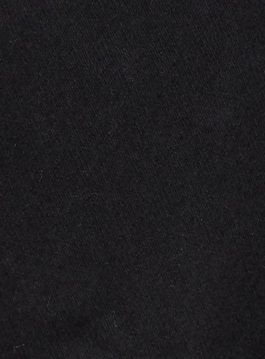 Men Solid Carrot Fit Cargo Trousers