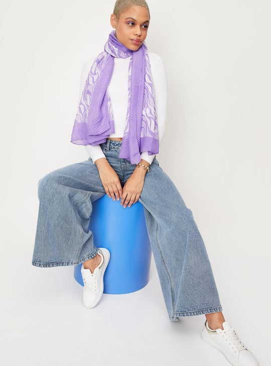 Women Abstract Printed Scarf