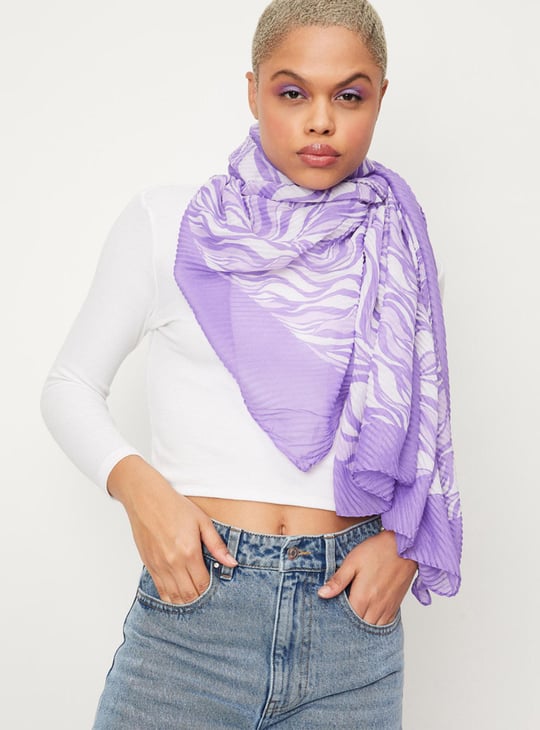 Women Abstract Printed Scarf