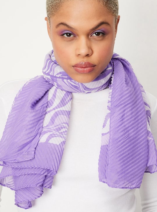 Women Abstract Printed Scarf