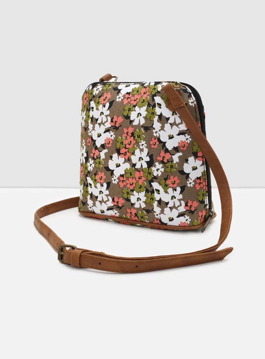 Women Printed Cotton Sling Bag