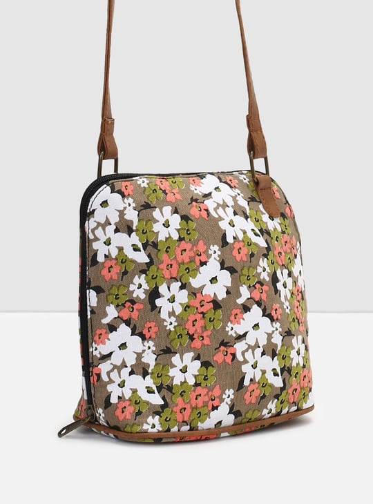 Women Printed Cotton Sling Bag