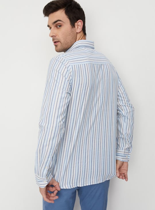 Men Striped Slim Fit Shirt