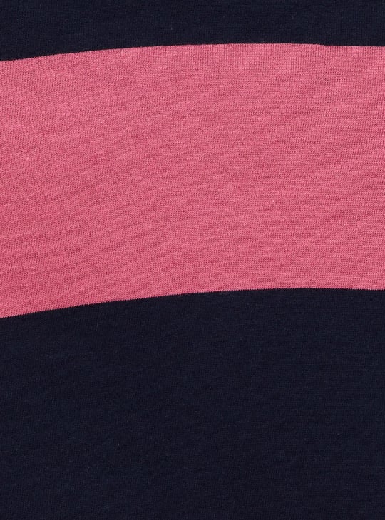 Women Striped Drop Shoulder T-shirt