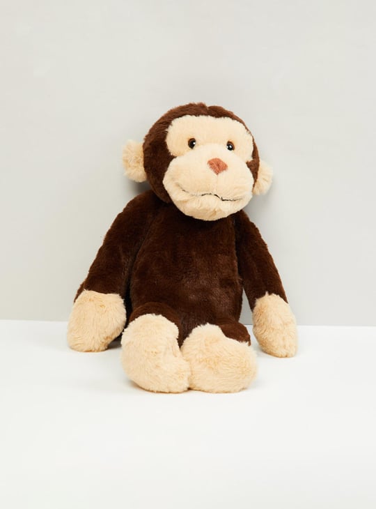 Kids Colourblock Monkey Soft Toy